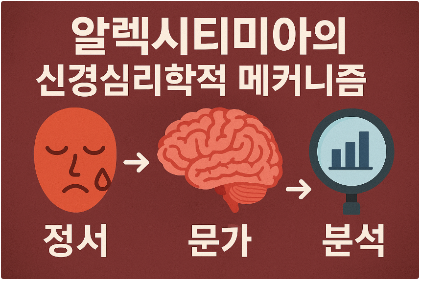알렉시티미아의 신경심리학적 메커니즘 (정서, 뇌, 분석)