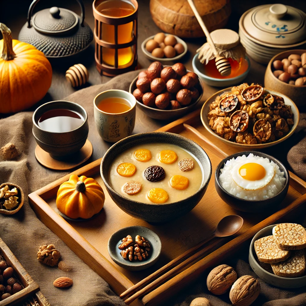 한국전통 숙면음식 이미지