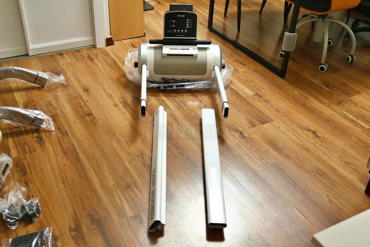 듀얼레일 연결 전 dual rail before assembly