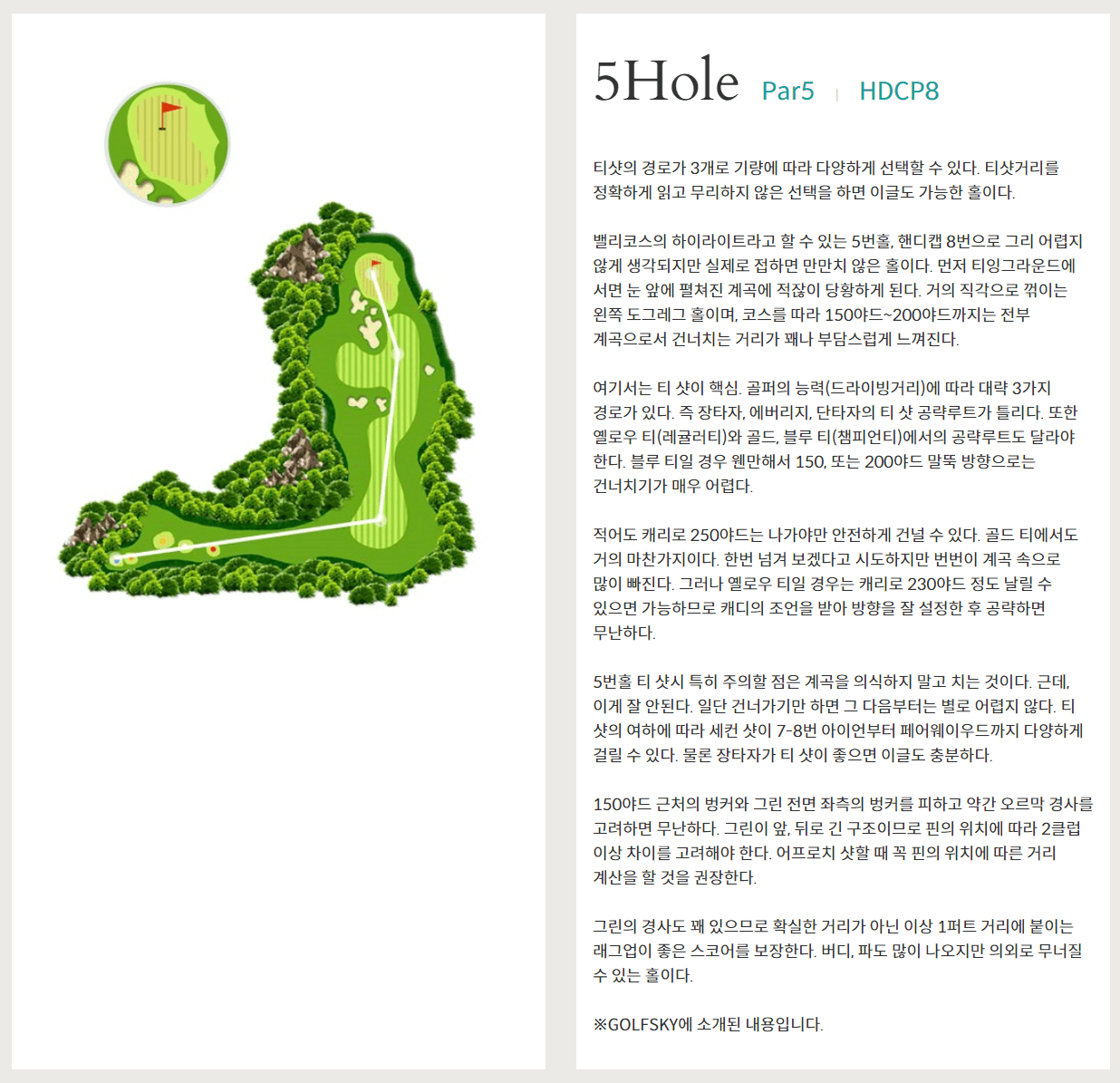 파인크리크 컨트리클럽 밸리코스 5