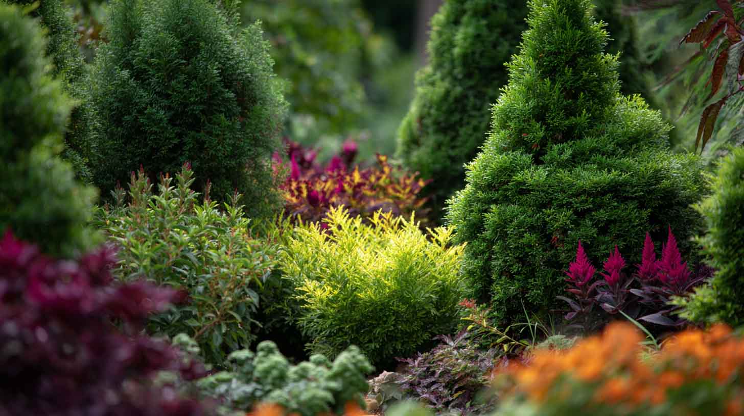 상록관목추천-사계절정원식물