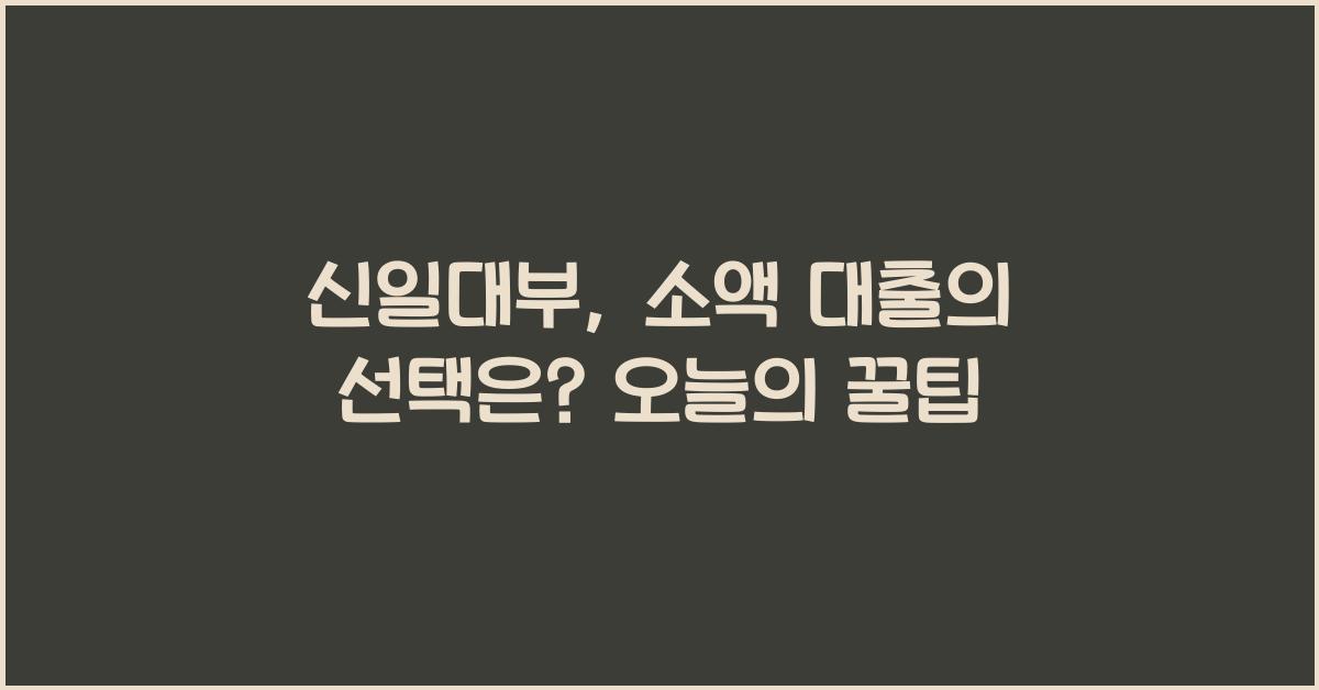 신일대부