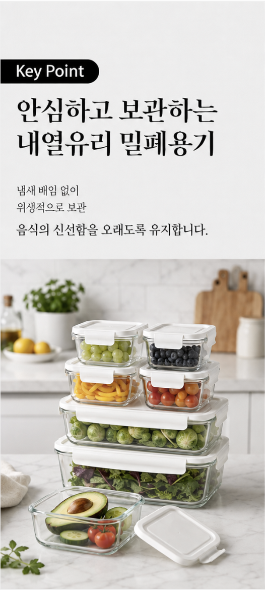 드랩아트 상세페이지 제작한 주방용품 상세페이지 예시 