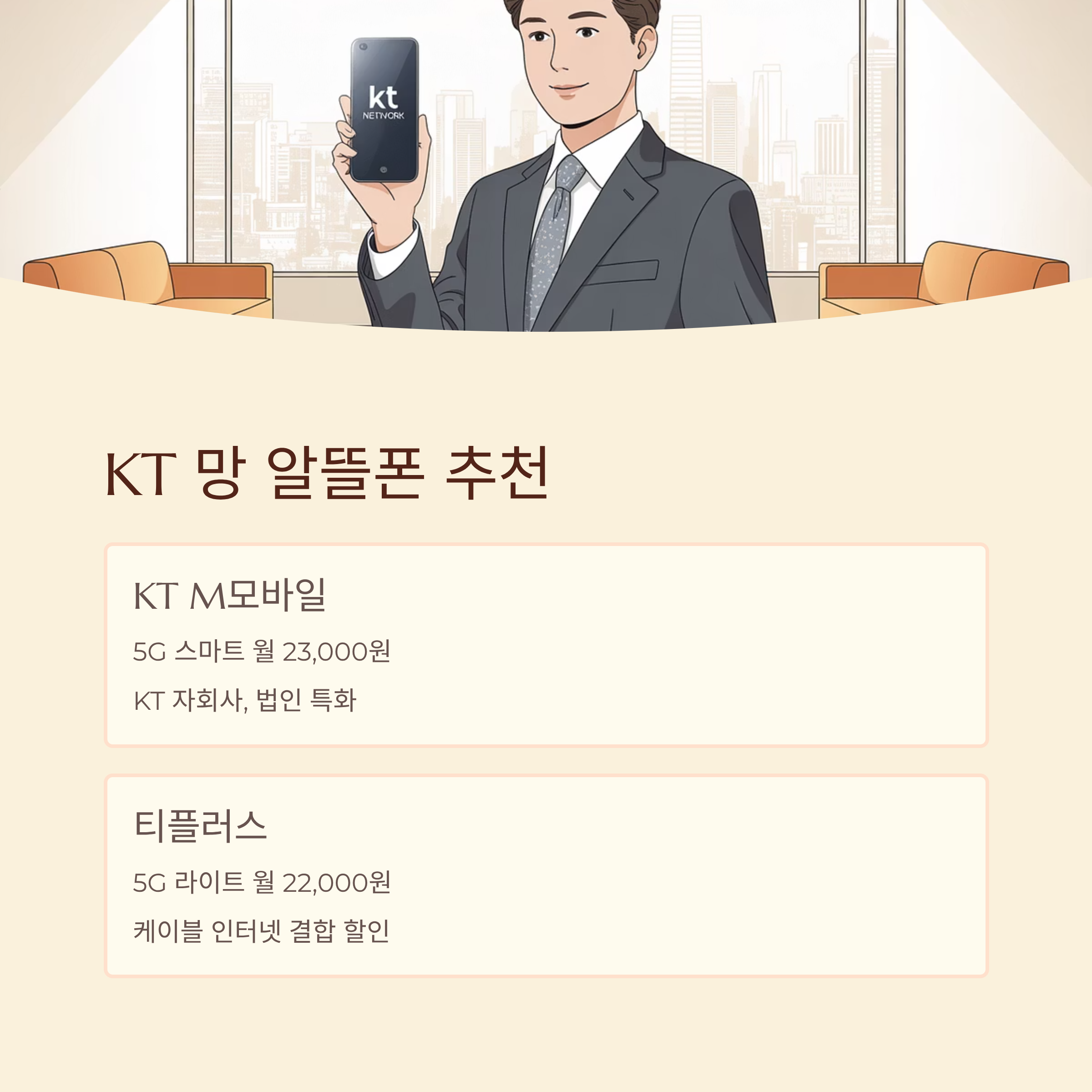 알뜰폰 KT망 요금제 추천