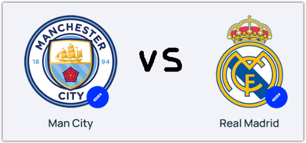 맨 시티 vs 레알 마드리드