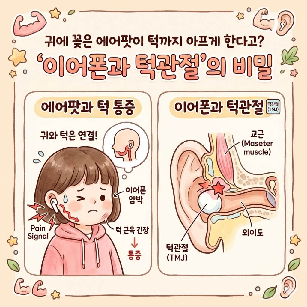 이어폰과 턱관절의 비밀