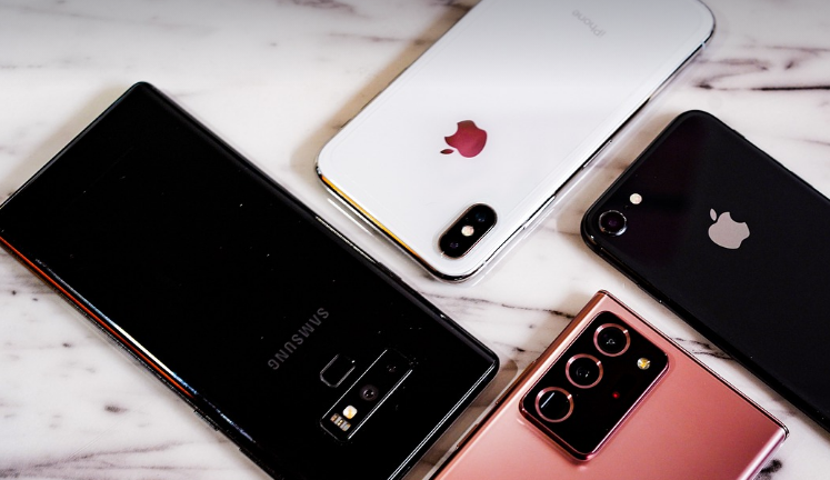 다양한 종류의 스마트폰