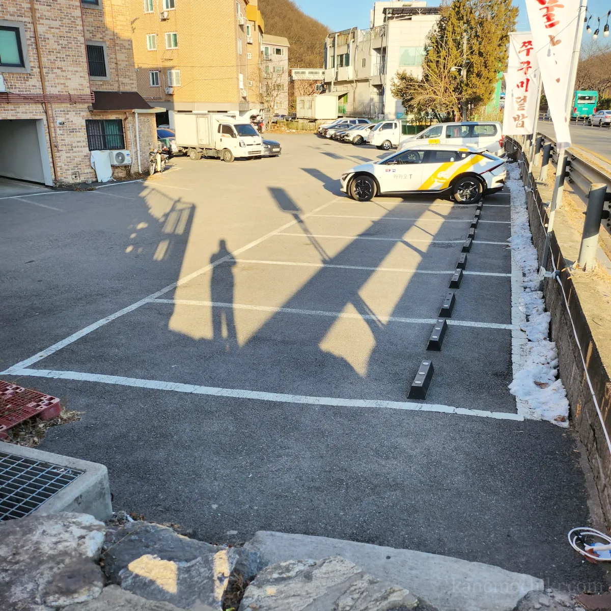 정가네해물-손칼국수-주차장