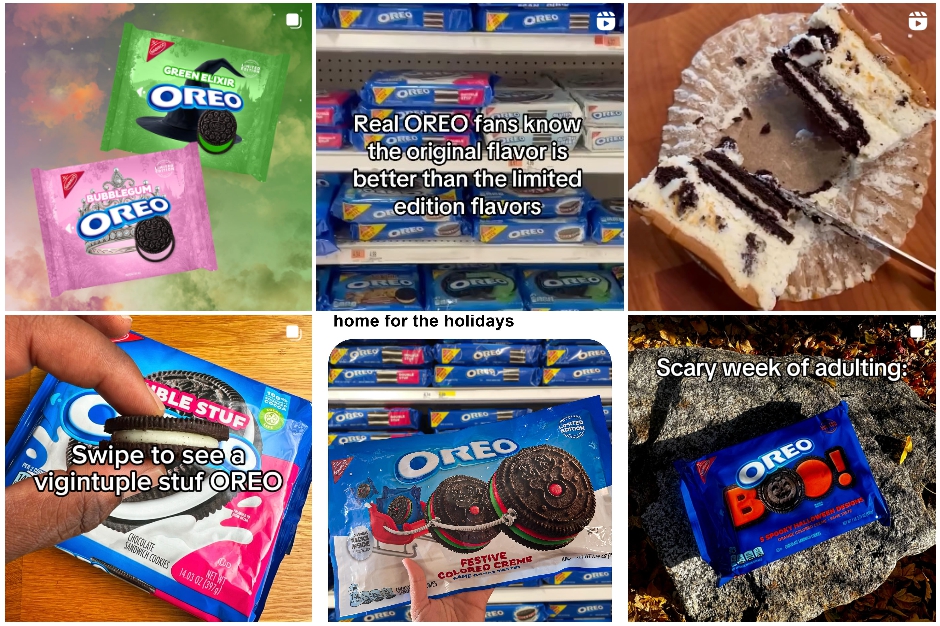 Oreo Instagram thumbnail images