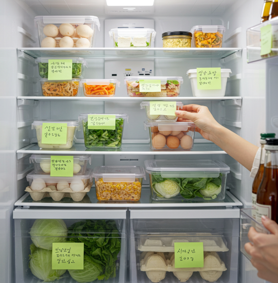 식단 계획과 냉장고 관리