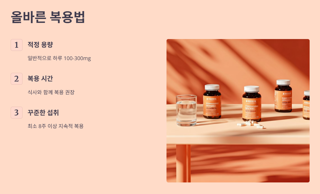 현명하게 포스파티딜세린 섭취하는 방법