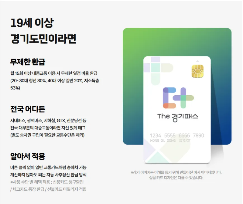 경기패스 신청대상