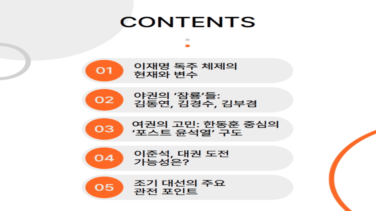 2024 차기 대선 후보 분석