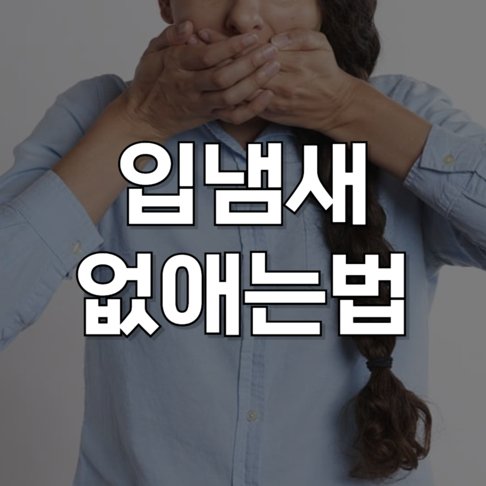 입냄새 없애는 법 검색하셨나요? 입냄새 없애는 방법 100% 꿀팁 가이드