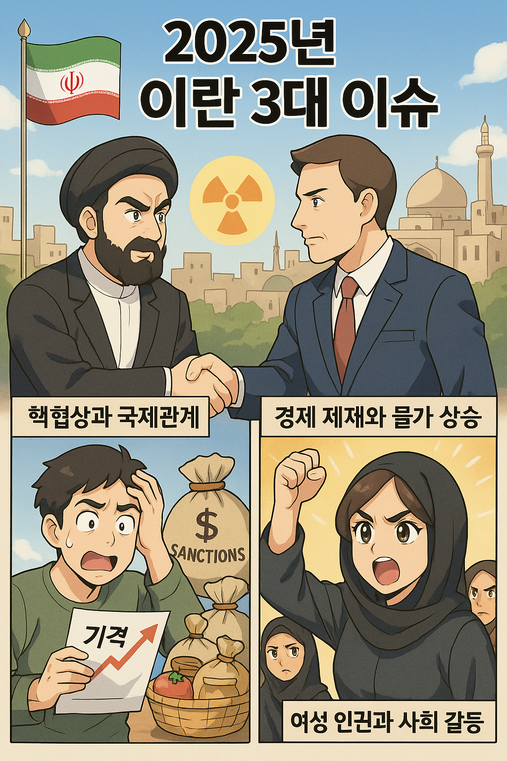 2025년 이란 3대 이슈 사진