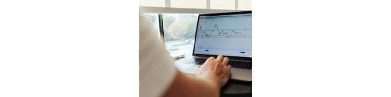 모니터-주식차트