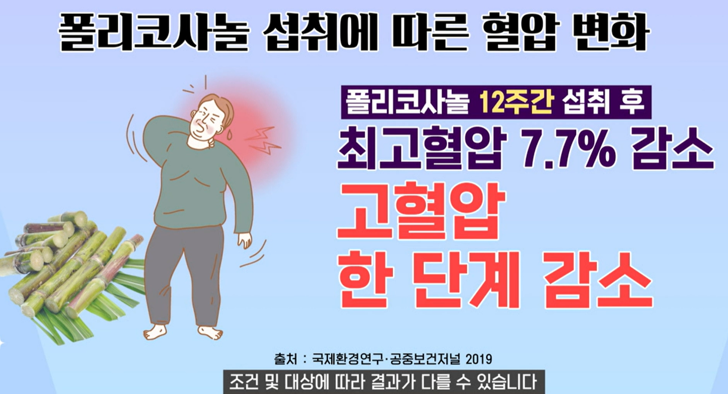 폴리코사놀의 효능