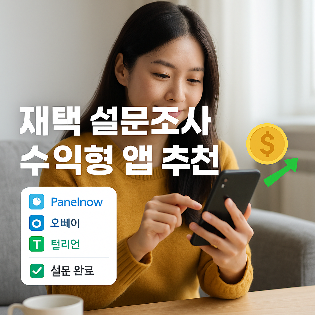 재택 설문조사 수익형 앱 추천