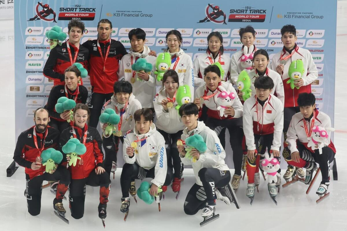 쇼트트랙 4차 월드투어 한국 금메달