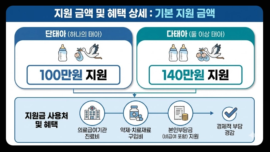 의료급여 임신출산진료비 지원조건,지원대상,지원금액