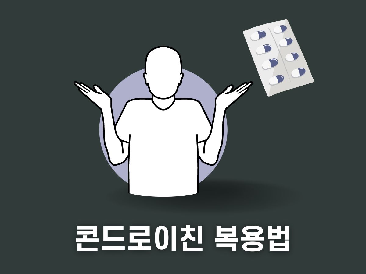 콘드로이친 1200mg복용법
