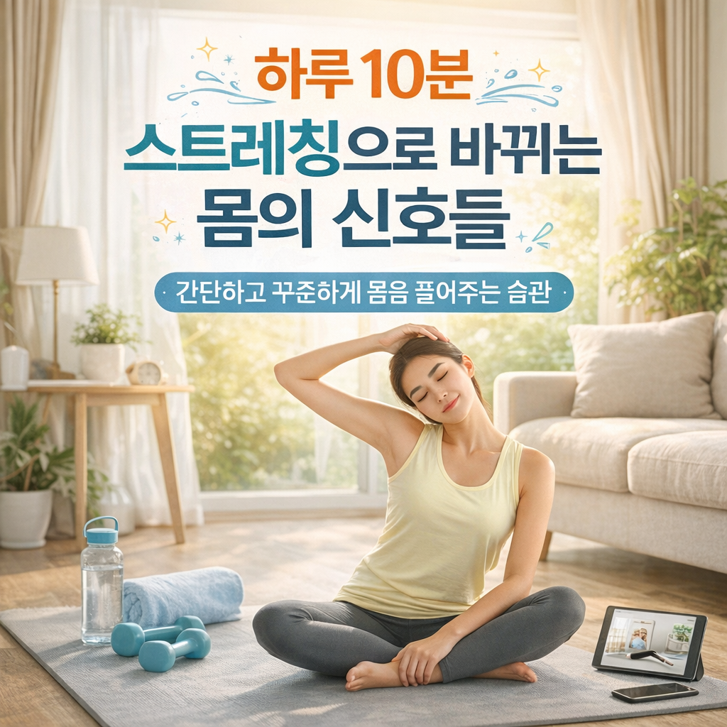 하루 10분 스트레칭으로 몸이 보내는 신호를 바꾸는 방법