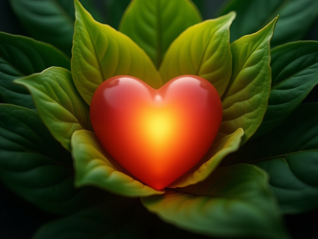 심장모양의 예쁜 하트사진