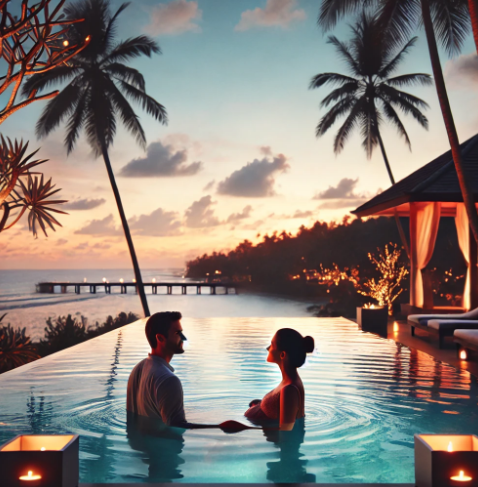 임산부 태교여행지 수영장 이미지