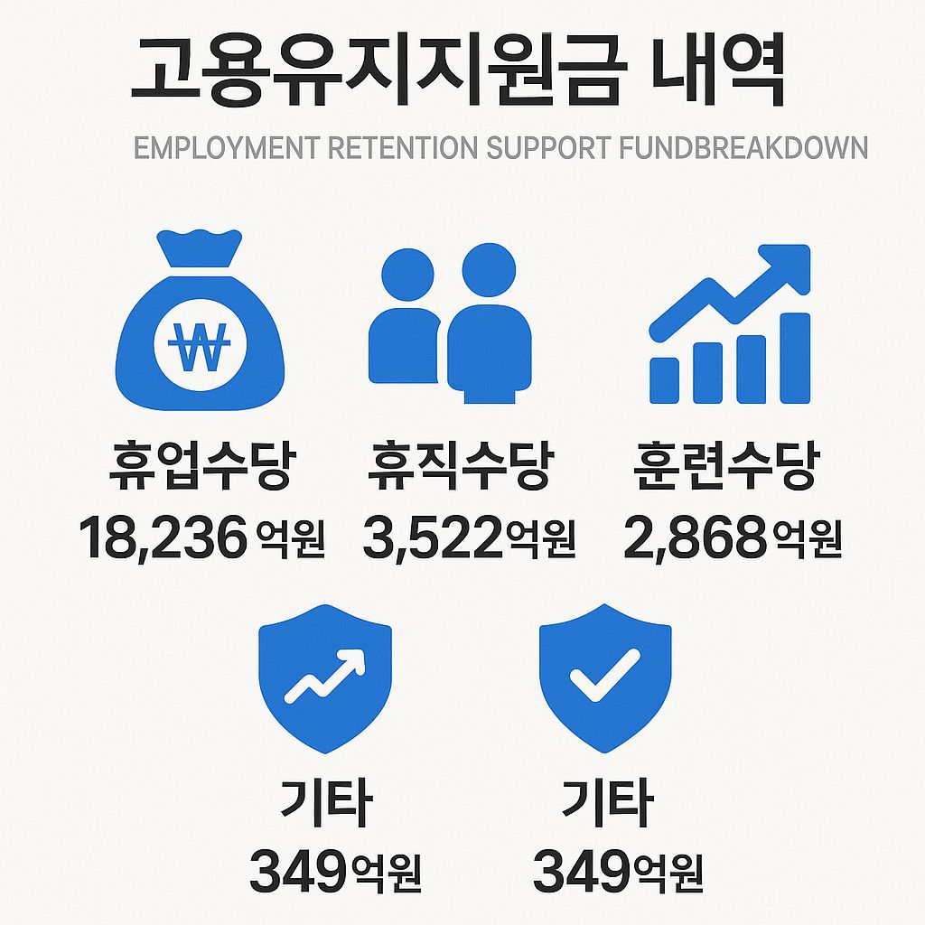 고용유지지원금 인포그래픽