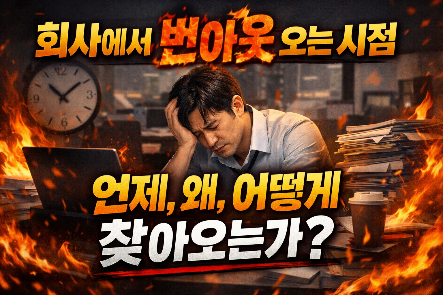 회사에서 번아웃 오는 시점