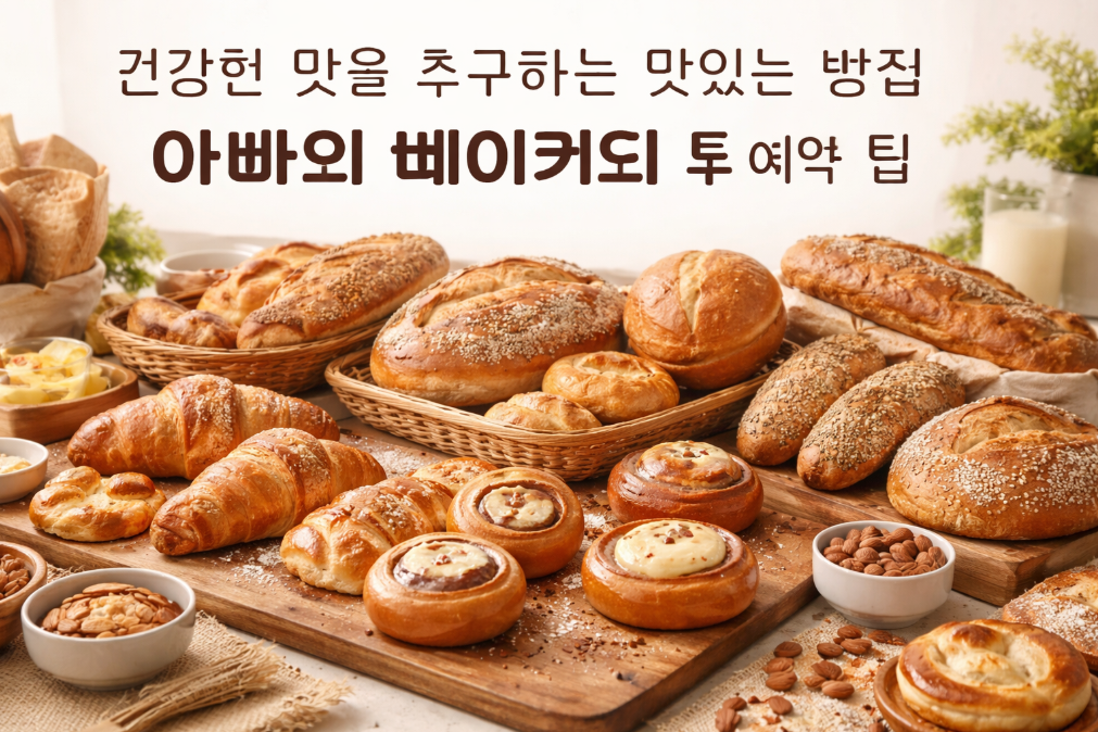 아빠의 베이커리 투어부터 택배까지 완벽 정리
