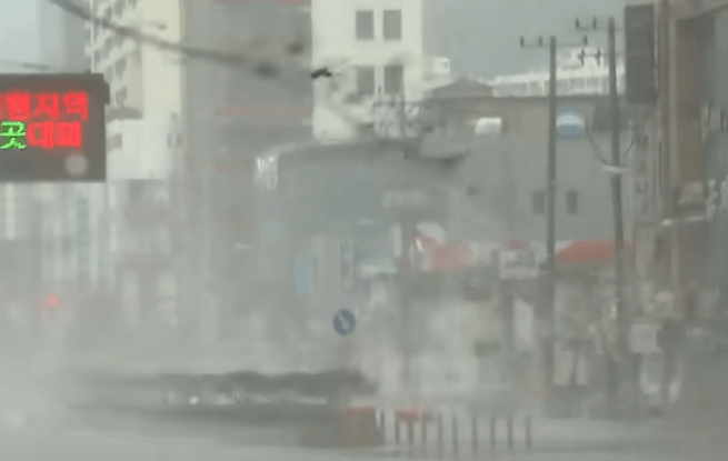 과거 태풍 영향