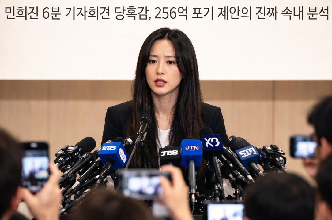 민희진 256억 포기 제안하, 진짜 속내는?