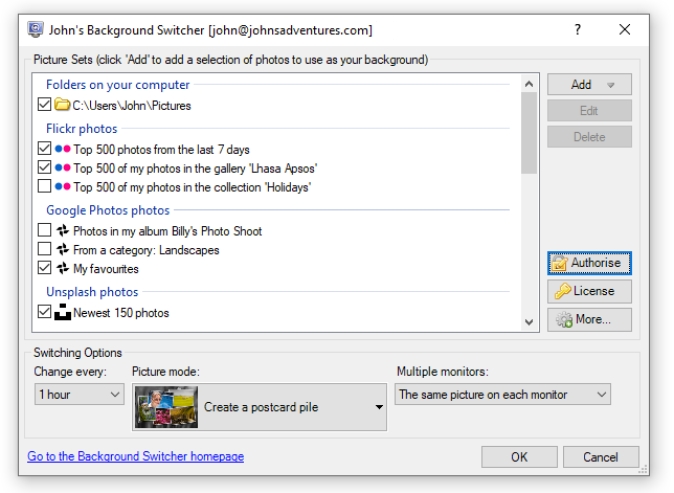 John`s Background Switcher