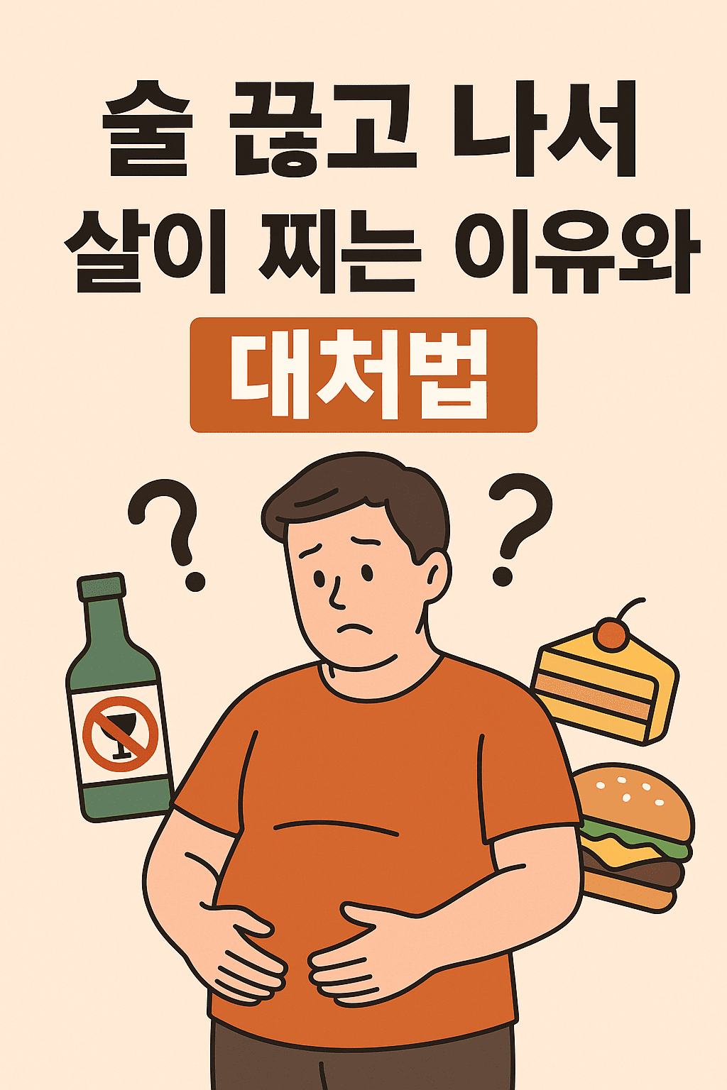 술 끊고 살찌는 이유