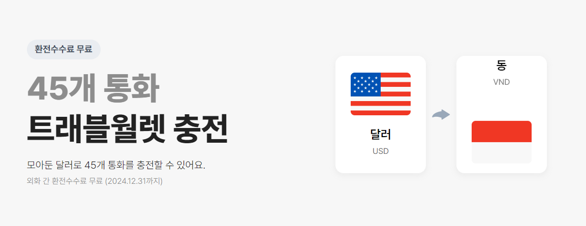 카뱅 달러박스 트래블월렛 충전기능