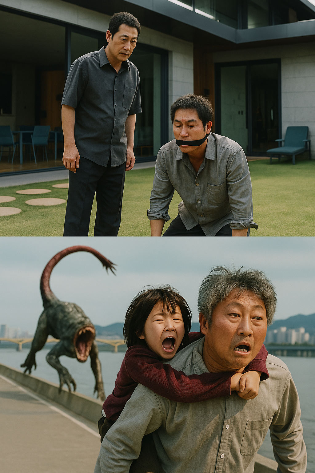 영화 기생충과 괴물