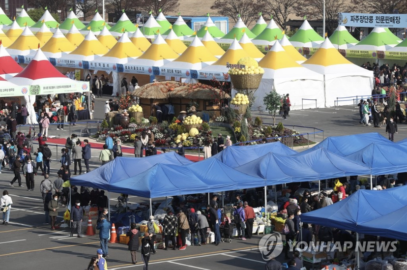 파주 장단콩 축제 yonhapnews
