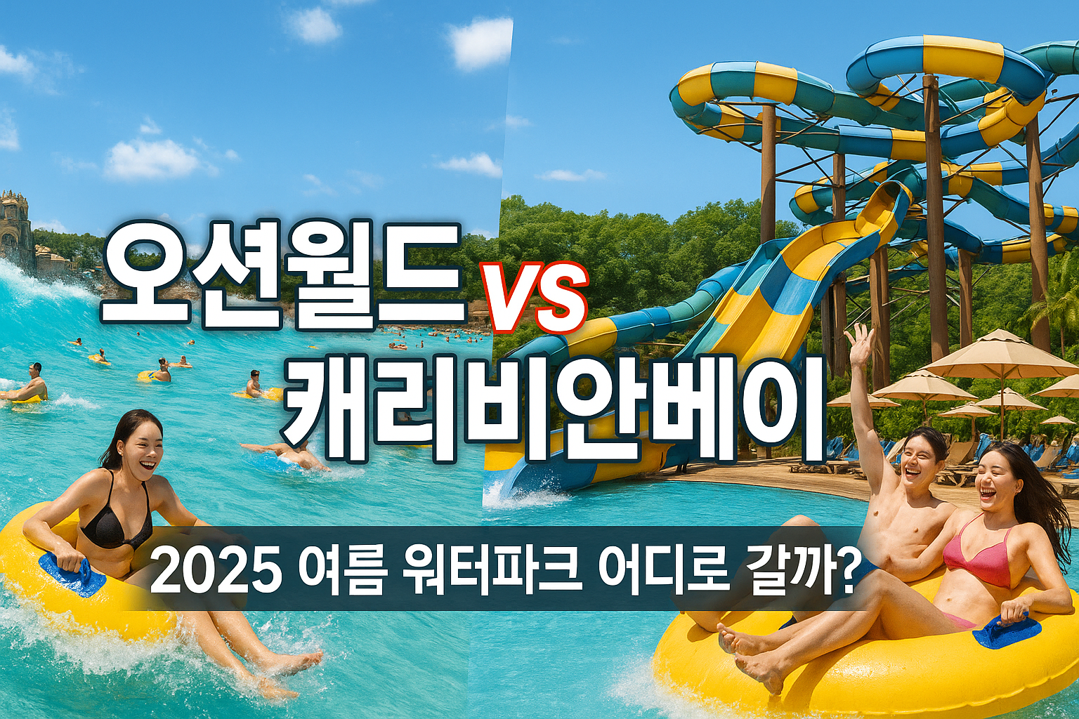 2025 여름 워터파크 어디로 갈까?