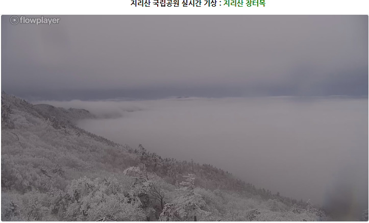 국립공원 실시간 CCTV