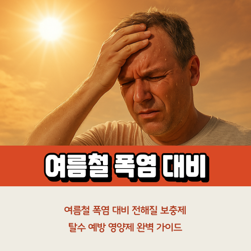 여름철 폭염 대비 전해질 보충제