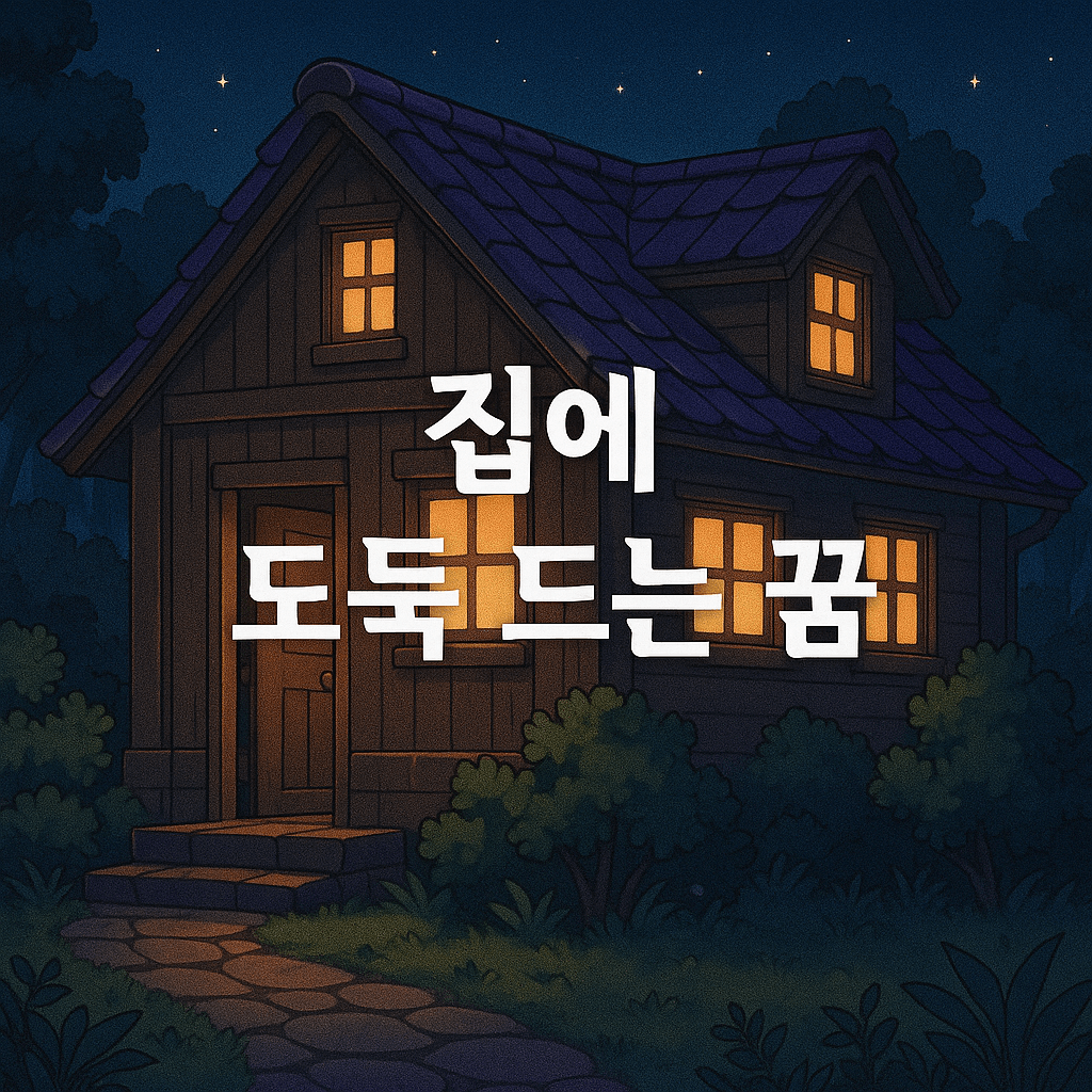 집에 도둑 드는 꿈 해몽