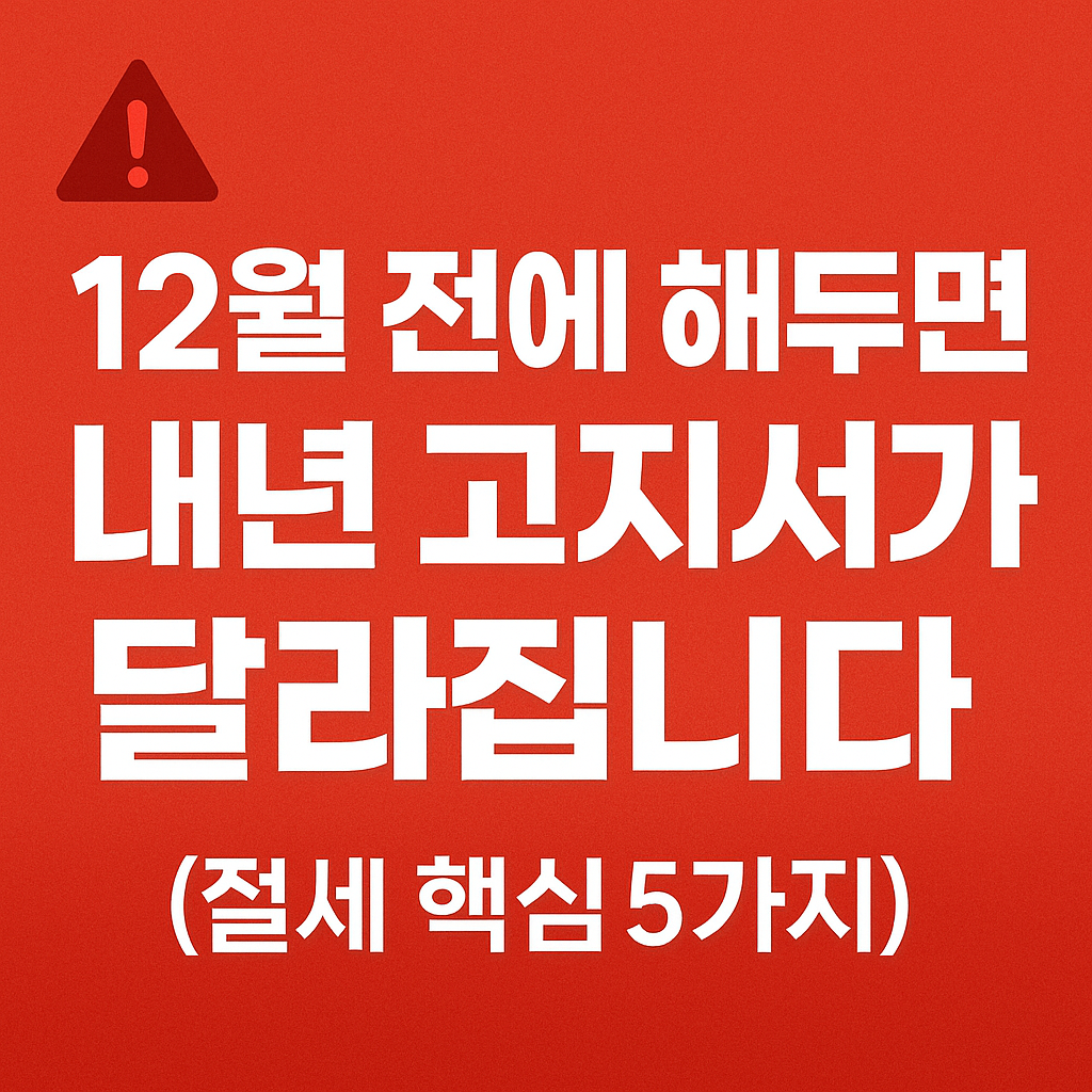 재산세 종부세 절세