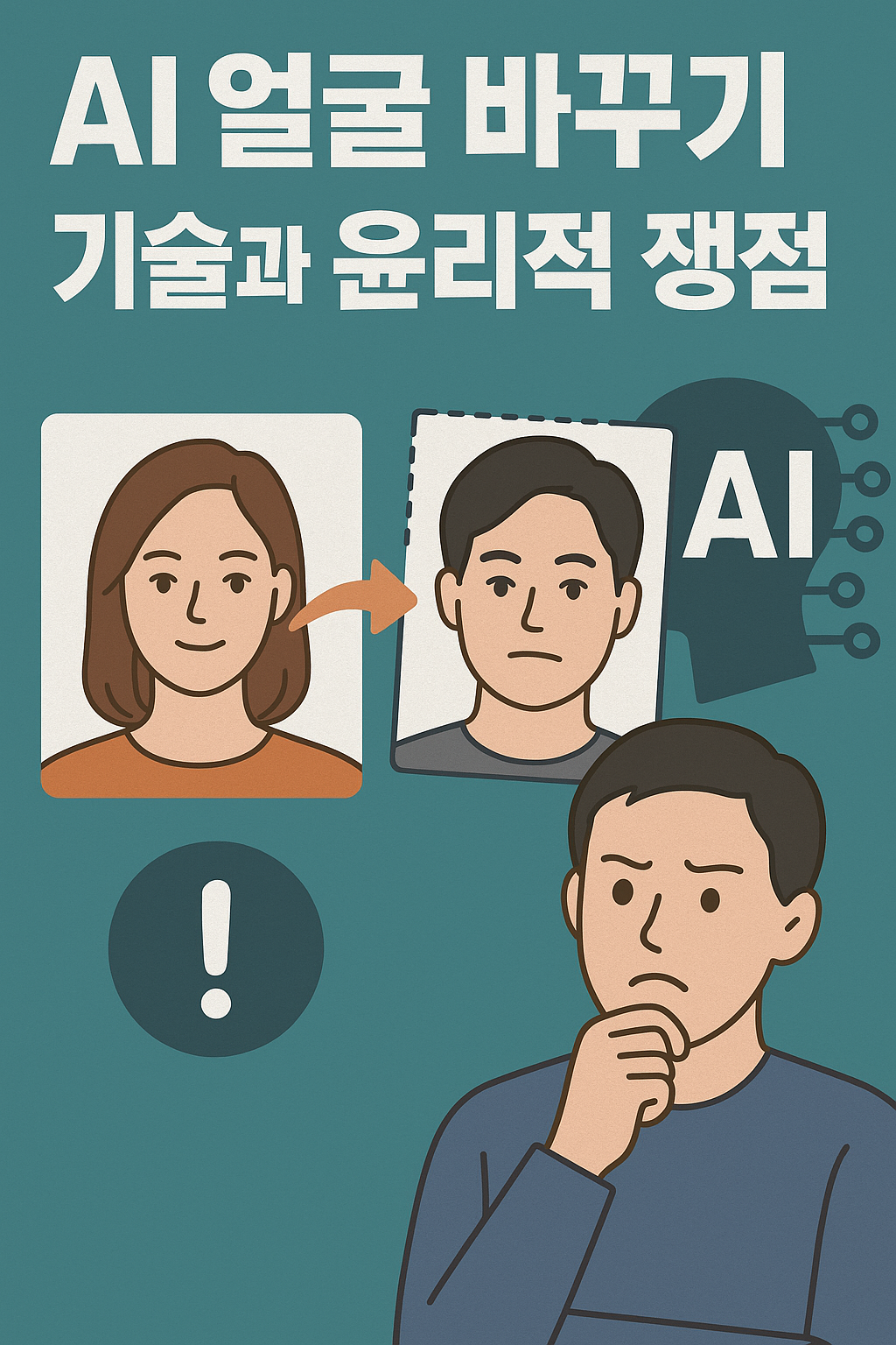 AI 얼굴 바꾸기 기술과 윤리적 쟁점