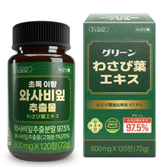 와사비잎추출물 추천 순위 TOP 5(25년 6월) - 네이버, 쿠팡, G마켓 판매 랭킹 비교