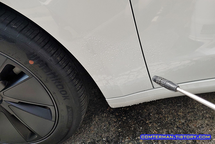 테슬라 모델3 하이랜드 운전석 휀더