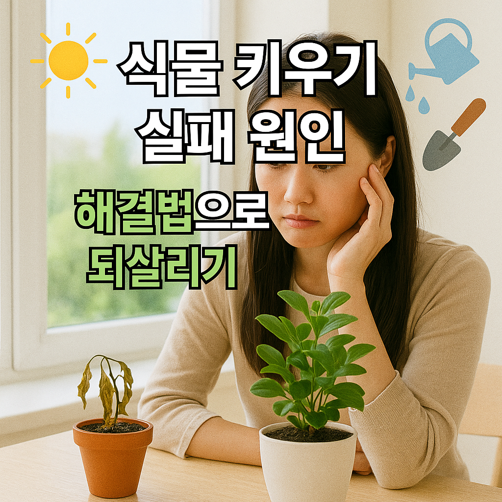 식물 키우기 실패와 해결법