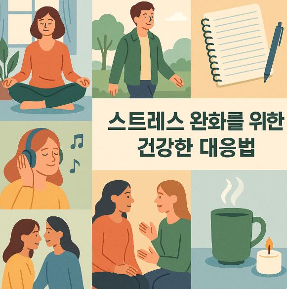 스트레스 완화 예시 이미지