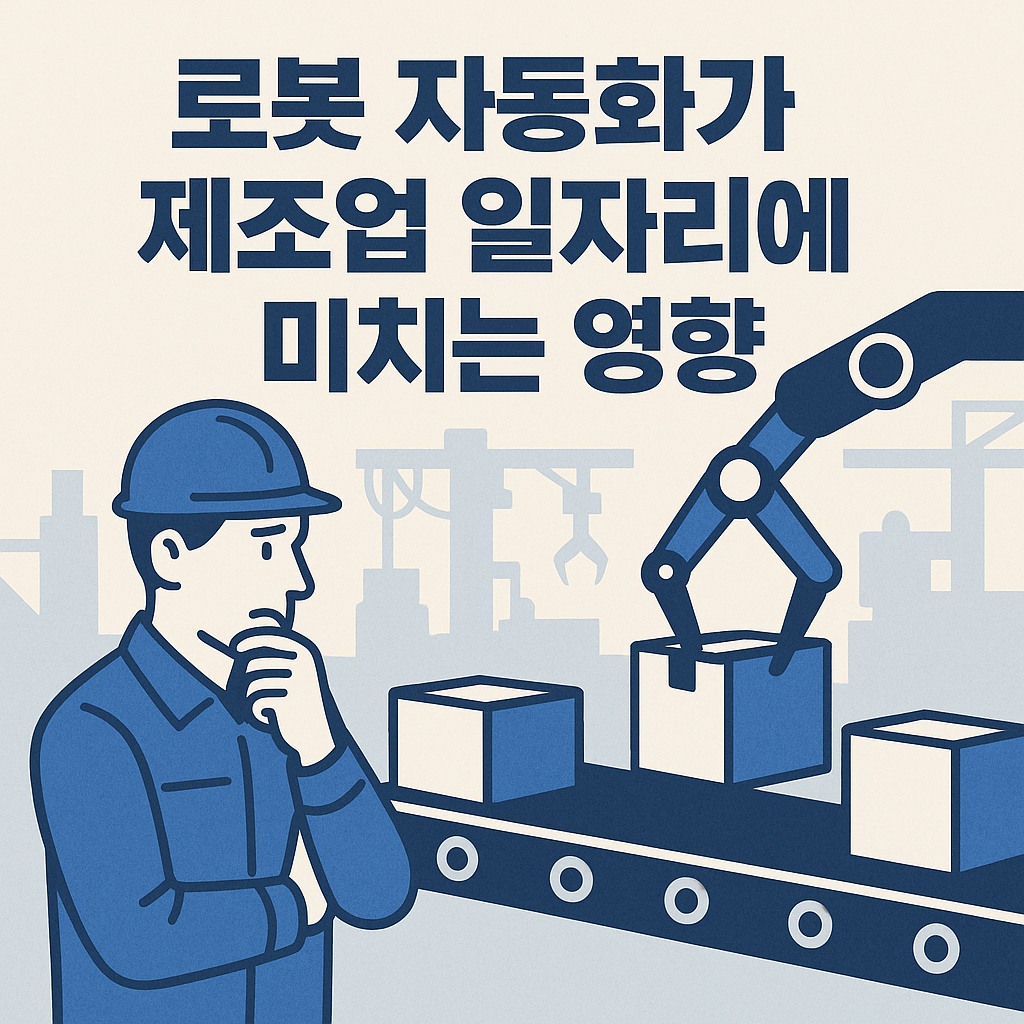 로봇 자동화가 제조업 일자리에 미치는 영향