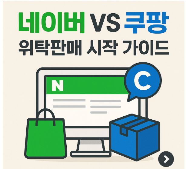 위탁판매 관련이미지(네이버&amp;쿠팡)